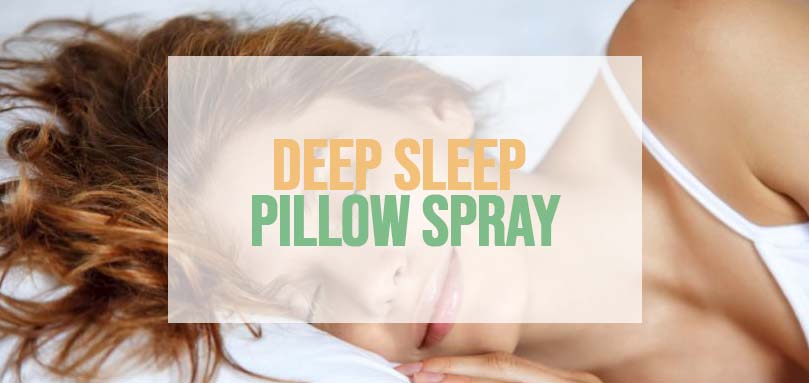 Dormir con un spray de almohada para sueño profundo