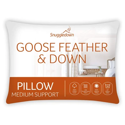 una imagen de la almohada Snuggledown Goose & Feather Down