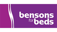 un pequeño logotipo de la marca Bensons for Beds