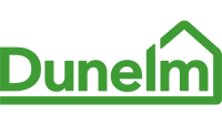 un pequeño logotipo de la marca Dunelm