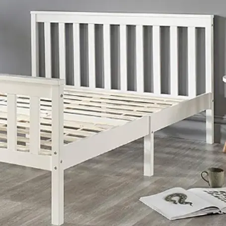 cama panel blanco