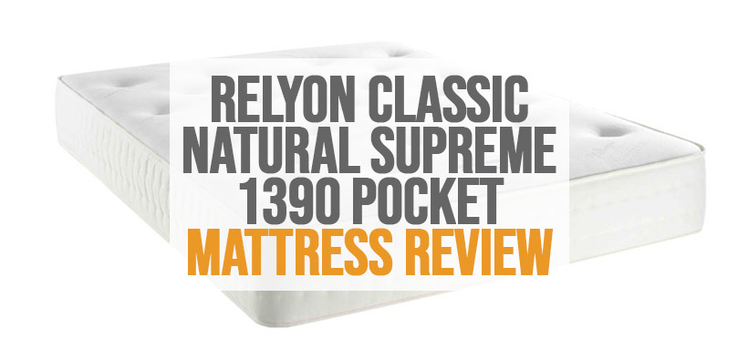 Imagen destacada de Relyon Classic Natural Supreme 1390 Pocket Mattress review.