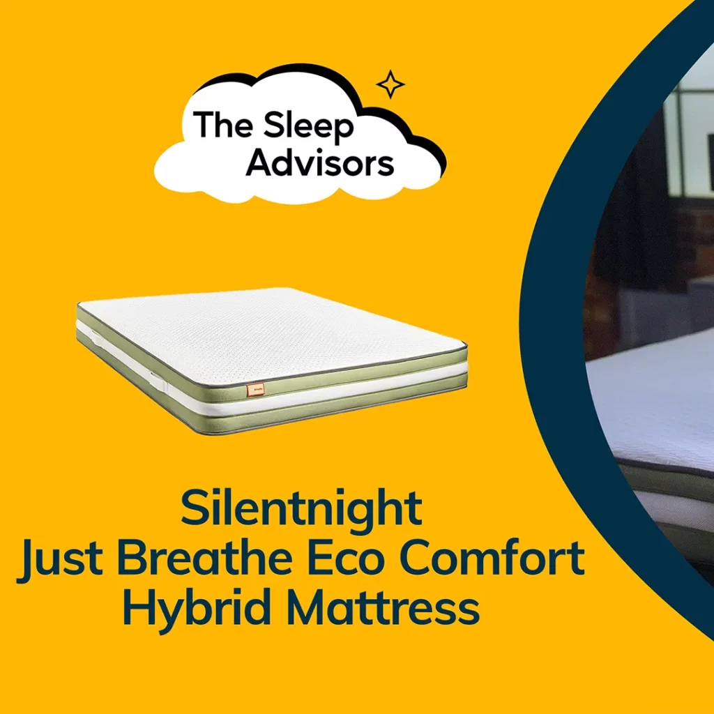 imagen destacada para Silentnight Just Breathe Eco Comfort Hybrid Mattress Review