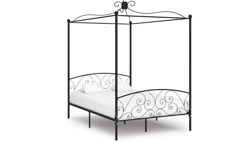 Una imagen de vidaXL Canopy Bed Frame.