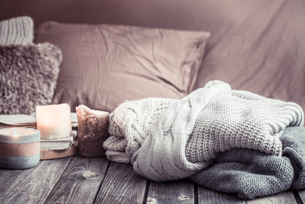 Imagen destacada de la ropa de cama de otoño.