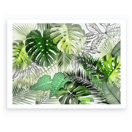 Tropical Foliage 1 Art Print